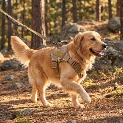 harnais chien camouflage respirant