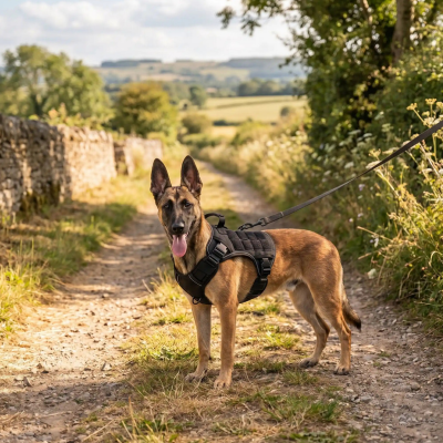harnais chien controlable dorsal pour chien