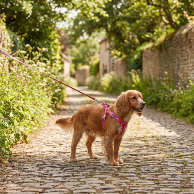 harnais chien nylon solide pour la promenade